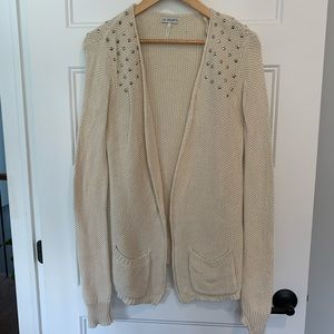 LA HEARTS Open Knit Cardigan